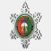 528e duurzaamheidsbrigade tin sneeuwvlok ornament (Rechts)