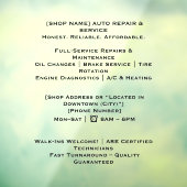 52-inch x 72-inch autoetalage raamsticker (Vel 3)