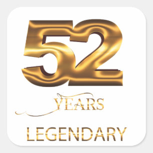 52 jaar legendarische sticker