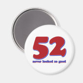 52 jaar magneet (Voorkant / Achterkant)