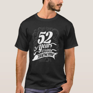 52 jaar Oude 52e verjaardag Vintage Geweldige T-shirt