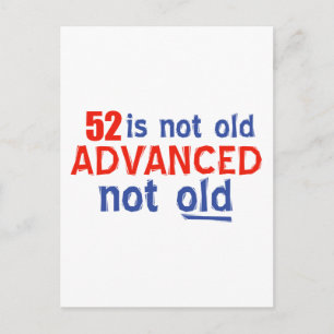 52 jaar Oude design Briefkaart