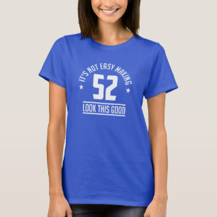 52 jaar Oude verjaardag Grafisch T-shirt