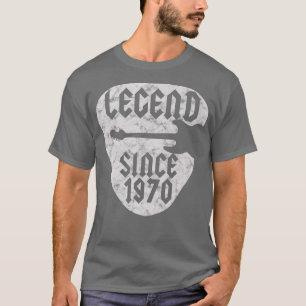 52-jarige gitarist geboren in 1970 52e verjaardag t-shirt