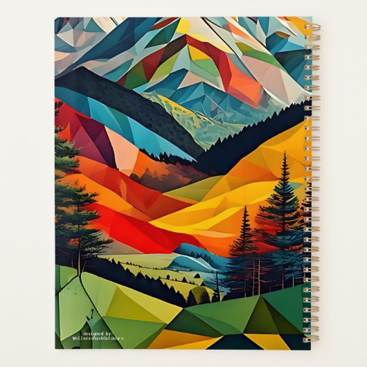 52 Met een Uitzicht New Hampshire Mountain Peaks S Planner (Achterkant)