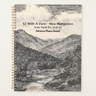 52 Met een Uitzicht New Hampshire Mountain Peaks S Planner