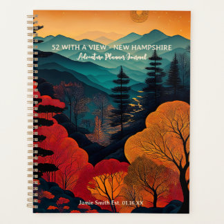 52 Met een Uitzicht New Hampshire Mountain Peaks S Planner
