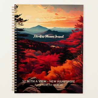 52 Met een Uitzicht New Hampshire Mountain Peaks S Planner