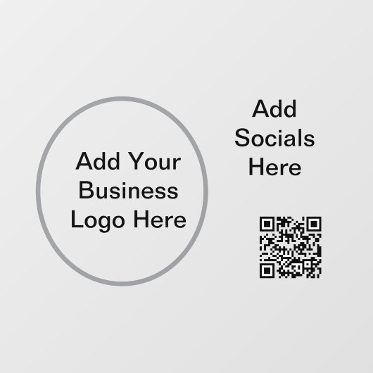 52" x 37,56" Bedrijfslogo-ruitsticker Raamsticker (Vel)