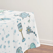 52 x 70-inch Passover Whimsical Seder Tablecloth Tafelkleed (Voorbeeld)