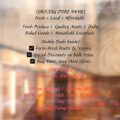 52" x 72" Raamfolie voor supermarkt Raamsticker (Vel 2)