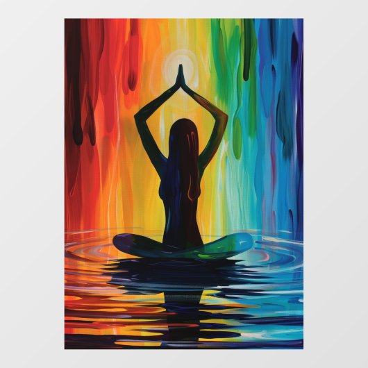 52" x 72" Yoga  Raamsticker (Vel)