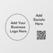 52" x 95,4 cm Zakelijk logo-ruitsticker Raamsticker (Vel)