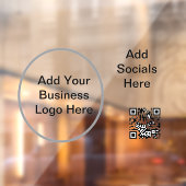 52" x 95,4 cm Zakelijk logo-ruitsticker Raamsticker (Vel 2)