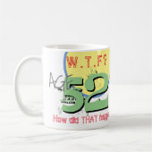 52e anniversaire de café Mug (Gauche)