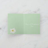 52e bruiloft Jubileum Edelweiss Kaart (Binnen)