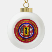 52e EOD-GROEP Keramische Bal Ornament (Voorkant)