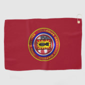 52e Explosive Ordnance Disposal Group Golfhanddoek (Horizontaal)