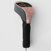 52e verjaardag golfheadcover (Schuin)