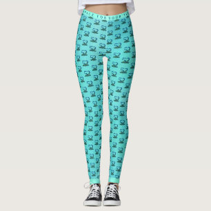 52e verjaardag of jubileum Pauwveren Leggings