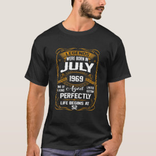 52e verjaardag van de 52e verjaardag van de 52e ve t-shirt