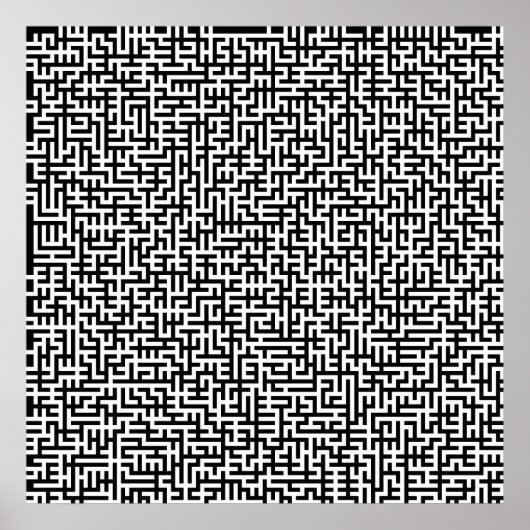 52x52 ou plus petite affiche Maze2 Customisez le b (Devant)