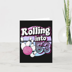 53 Bowling 53ste verjaardag Kaart