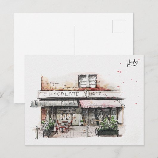 53: Het puntencafé van Milson Briefkaart (Voorkant / Achterkant)