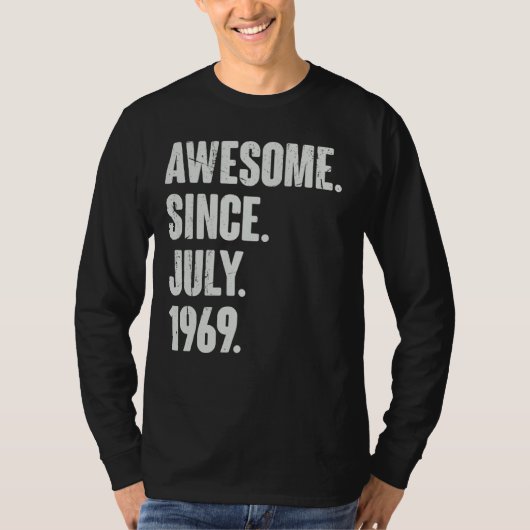 53 jaar oud 53 jaar Geweldige sinds juli 1966 T-shirt (Voorkant)
