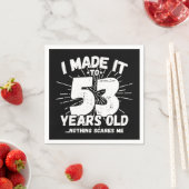 53 Jaar Oud Sarcastisch Meme Grappig 53e Verjaarda Servet (Insitu)