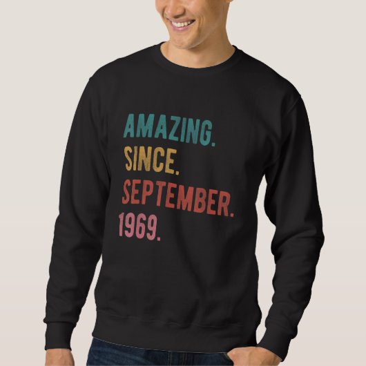 53 jaar oude 53e verjaardag sinds september trui (Voorkant)