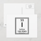 53 Jodium Briefkaart (Voorkant / Achterkant)