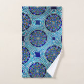 53 Royal Blue Bath Towel SET (Serviette à main)