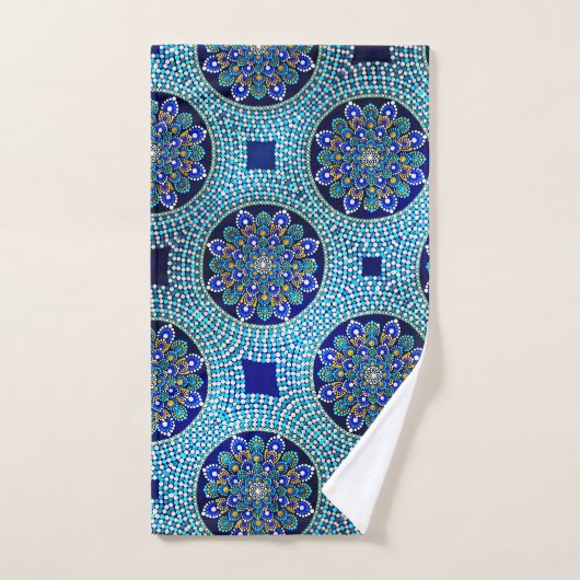 53 Royal Blue Bath Towel SET (Serviette à main)