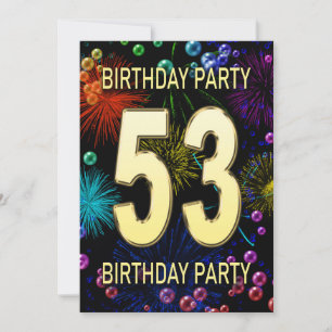 53e 'Birthday Party'-belletjes voor uitnodigingen