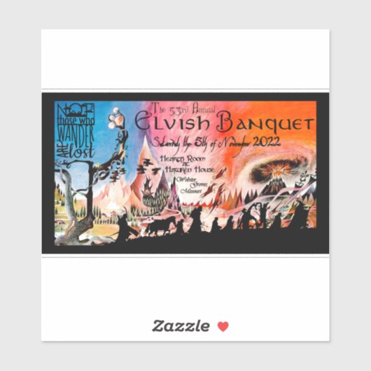 53e Stickers Elvish (Feuille)