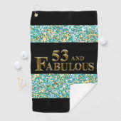 53e verjaardag  golfhanddoek (Insitu)