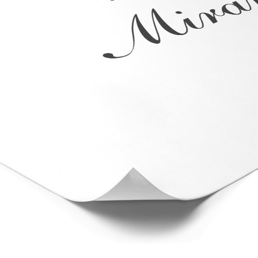 53e verjaardag nummer 53 aangepaste fotocollage poster (Hoek)