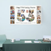 53e verjaardagsfeest Nummer 53 Fotocollage Spandoek (Beurs)