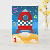 54321 explosion - carte de voeux (Fleur jaune)