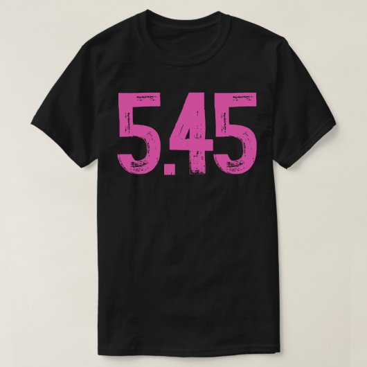 545 mm kaliber 1 t-shirt (Design voorkant)