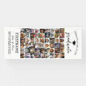 54 Foto Collage Afstuderen Modern Minimaal Wit Spandoek (Horizontaal)