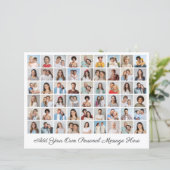 54 Fotocollage Voeg uw eigen wenspapier blad toe (Staand voorkant)