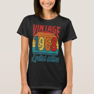 54 Jaar Oud Dag Vintage 1968 54e Verjaardag T-shirt