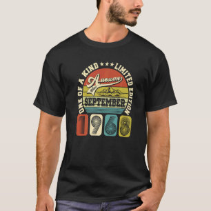 54 jaar oude 54e verjaardag Geweldige sinds septem T-shirt