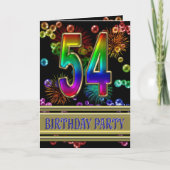 54e anniversaire Invitation (Devant)