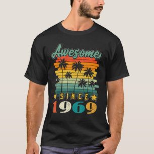 54e verjaardag Geweldige sinds 1969 54 jaar el T-shirt