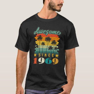 54e verjaardag Geweldige sinds 1969 54 jaar el T-shirt