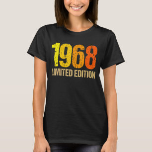 54e verjaardag Mannen dames 54 jaar 1968 T-shirt