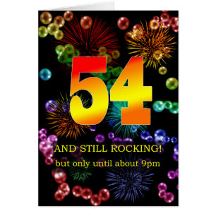 54e verjaardag nog steeds springend